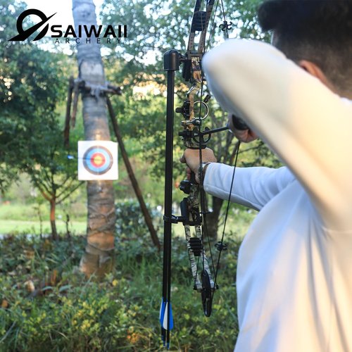 Archery Compound Bow Set for Youth and Beginner Right Handed Compound Bow Package with Archery Hunting Equipment Adjustable 20-70 Lbs Draw Weight 17"-29" Draw Length 300 fps 2025 New