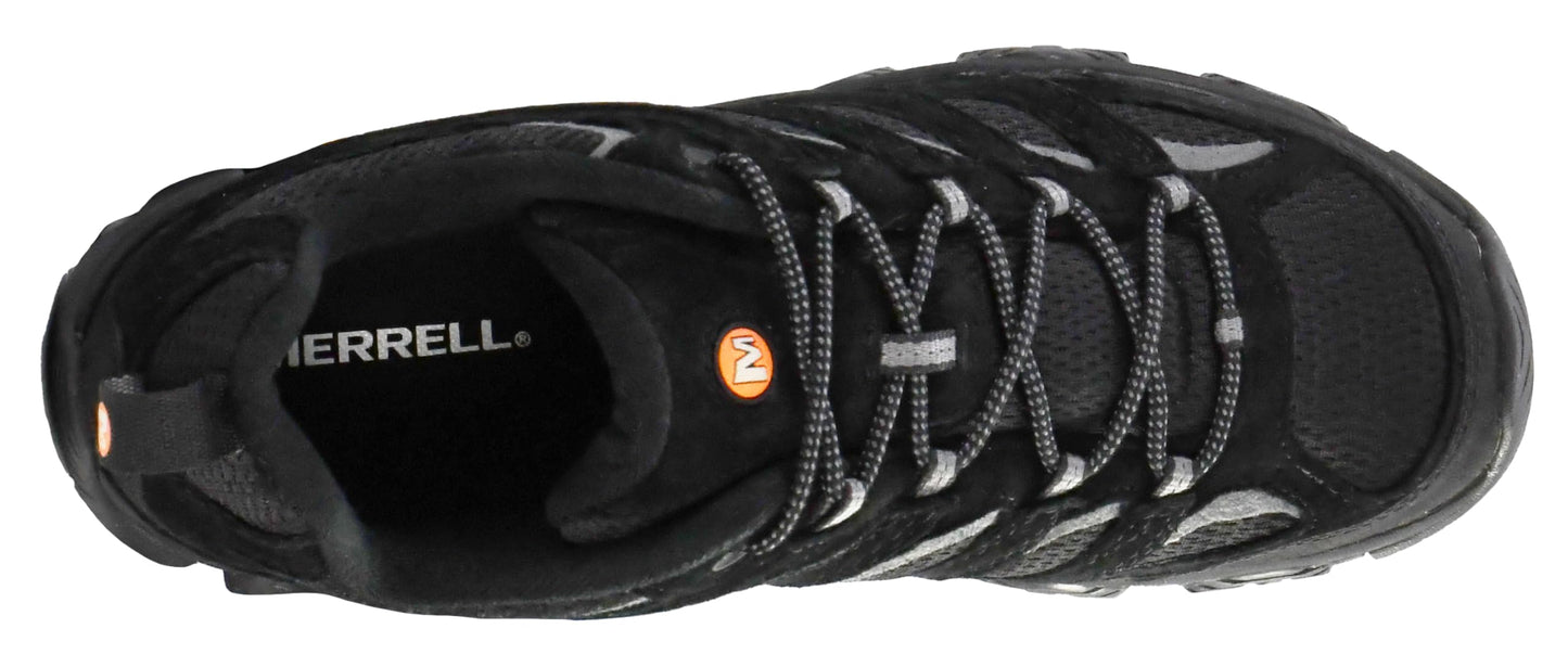 Merrell Men's Moab 3 Hiking Shoe, Black/Black, 12 W