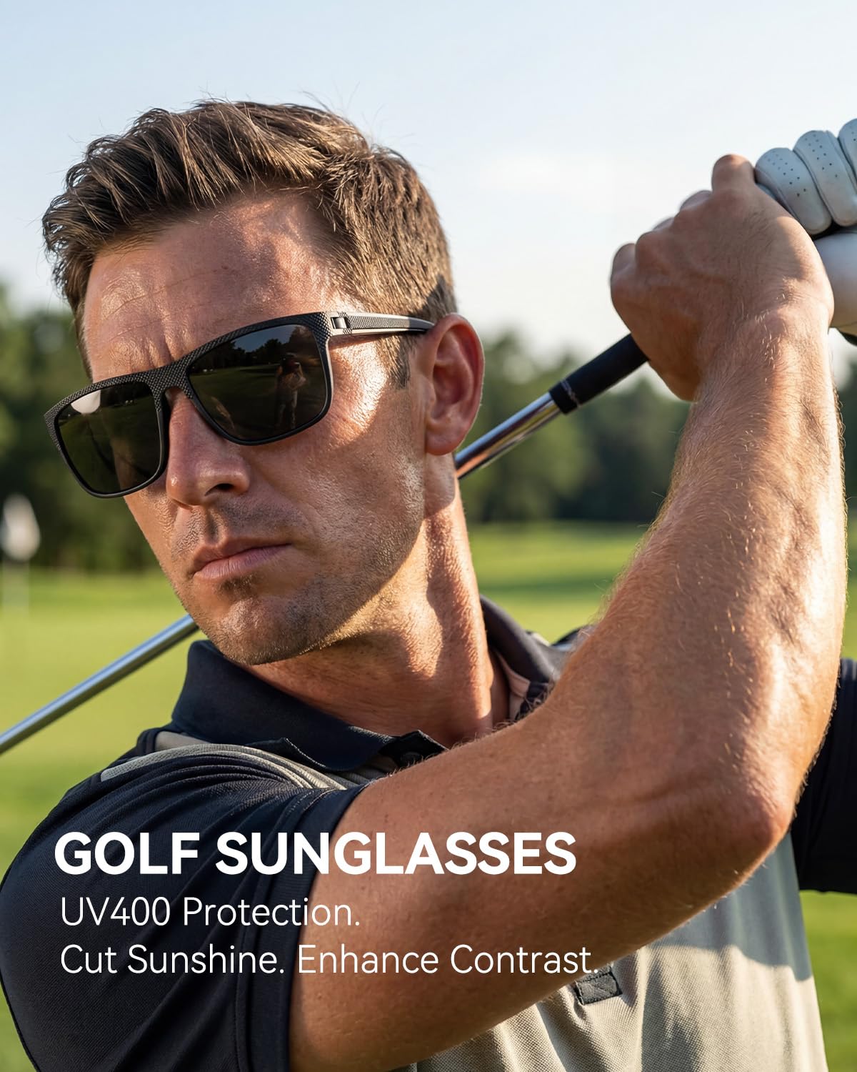 QALLY Polarized Sunglasses-Men-Women Mens Sunglasses: Classic Sun Glasses with UV Protection Driving Fishing Golf 4 Packs