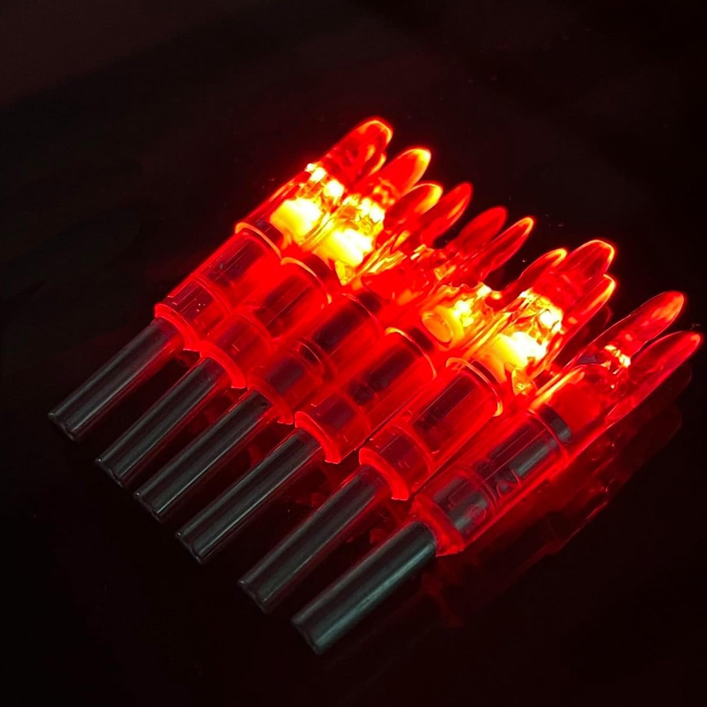 KEAUP 12-Pack or 6-Pack S Lighted Nocks for Arrows .244/6.2mm Lighted Arrow Nocks for Archery Hunting, Screwdriver Included