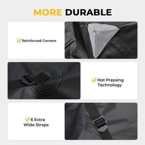 BougeRV Hitch Cargo Carrier Bag Waterproof/Rainproof for Car Truck SUV Vans Rear Mount Trays and Baskets 48'' L x 20'' W x 22'' H