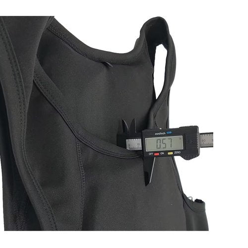 Concelable Вu𝐥𝐥𝐞tprọọf Vest T-shirt -Front & Back Plate-IeveI NlJ 3A Body Arrnor Hidden Protective (Black-T-shirt+front and back plates,L)