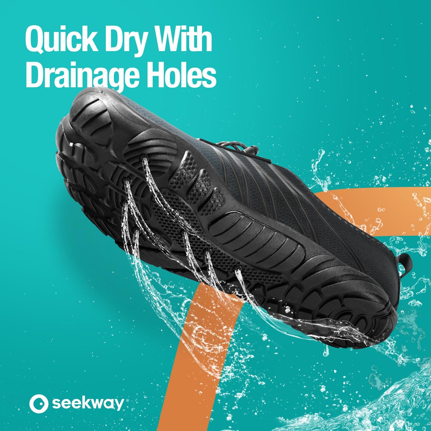 SEEKWAY Water Shoes for Women Adult Quick-Dry Aqua Sock Barefoot Men for Beach Swim River Pool Lake Hiking Kayaking Surfing