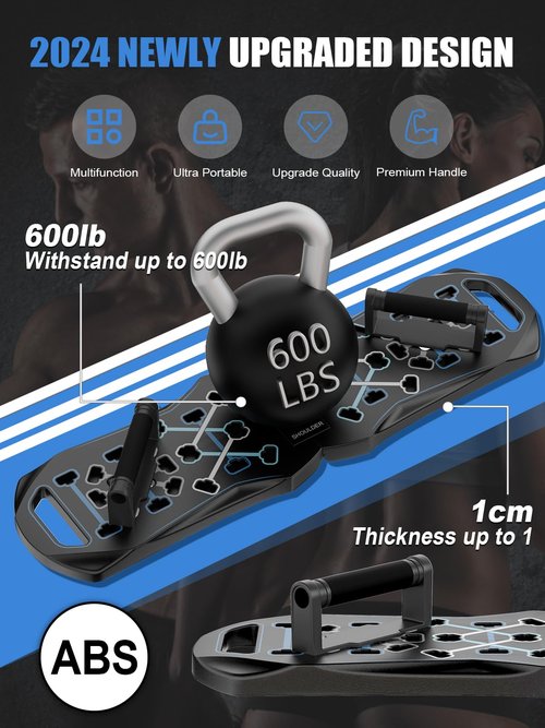 Push Up Board Fitness 15 in 1 Portable Foldable Pushup Board,Home Gym,Portable Exercise Equipment,Professional Strength Training Equipment For Man and Women