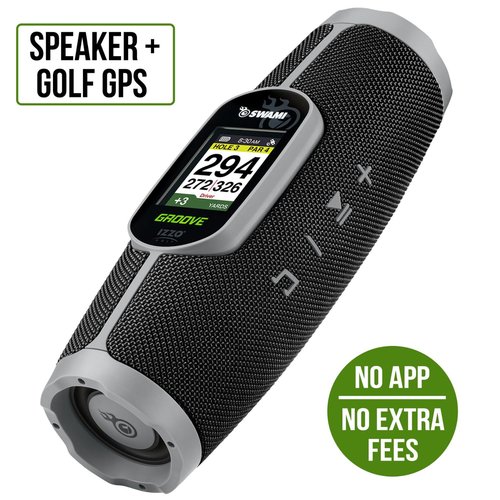 Izzo Golf Swami Groove Golf GPS Speaker, No App or Subscription Required