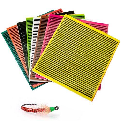Xanadued Fly Tying Materials, Fly Tying Thread, Fishing Lure Making Supplies, Synthetic Peacock Quill for Nymph Bug Shrimp Body Wrap Skin