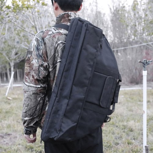 Laikoutd Light Weight Compound Bows Case Holder Soft Carry Bows Bag With Arrows Quivers Pocket Portable Carrying Bows Case Bag