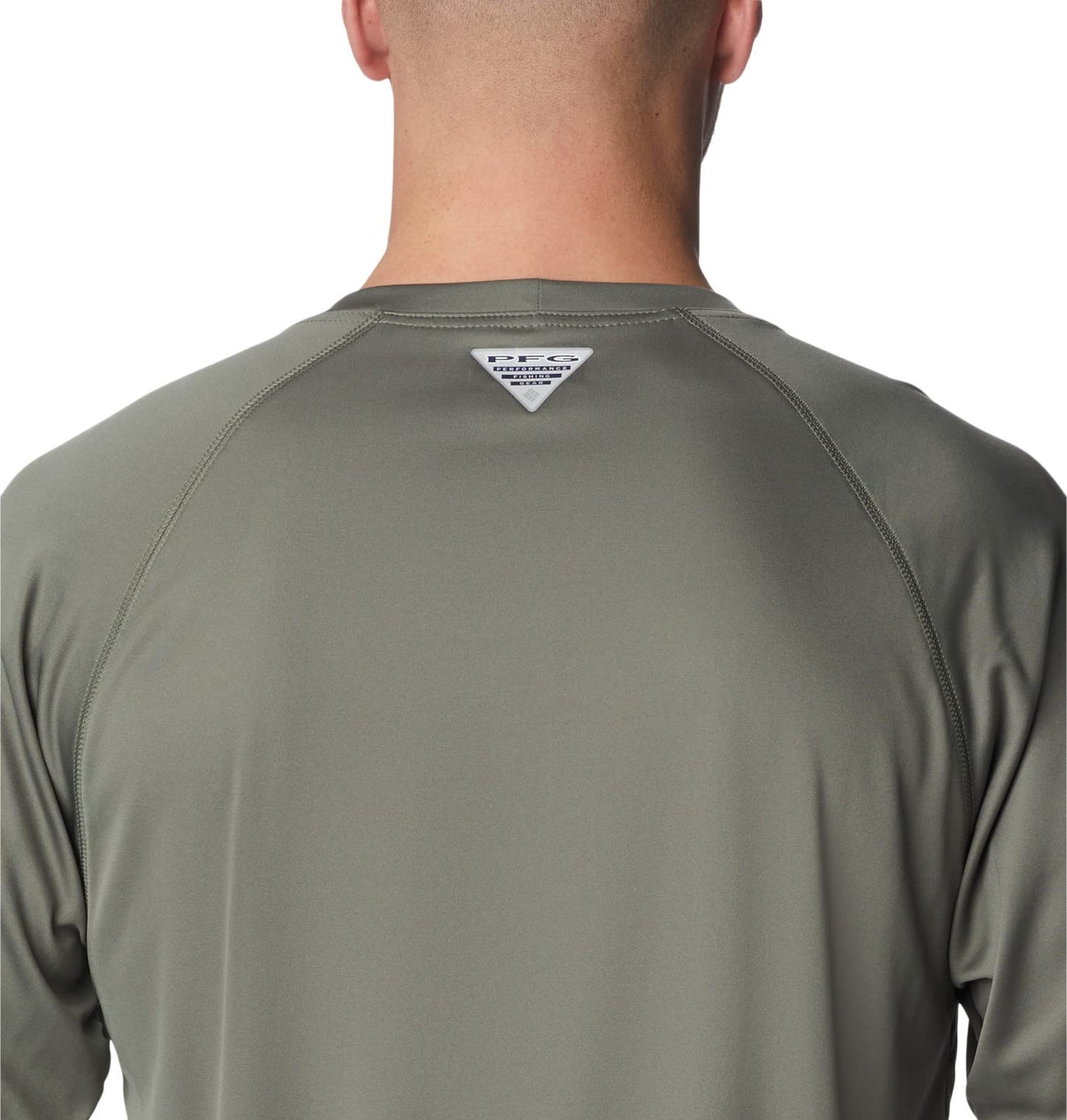 Columbia Men's Terminal Tackle Long Sleeve Shirt, Cypress/Cool Green Logo, 2X Tall