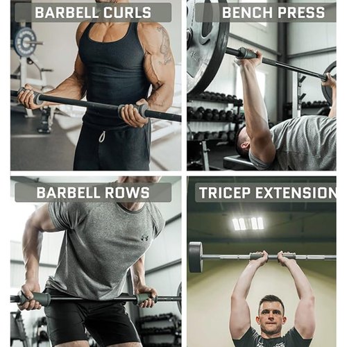 Angled Barbell Grip - Ergonomic Rotating Handles for Weightlifting, Reduce Joint Stress & Improve Wrist Alignment, Universal Fit for Home Gym Barbells, Powerlifting Accessories