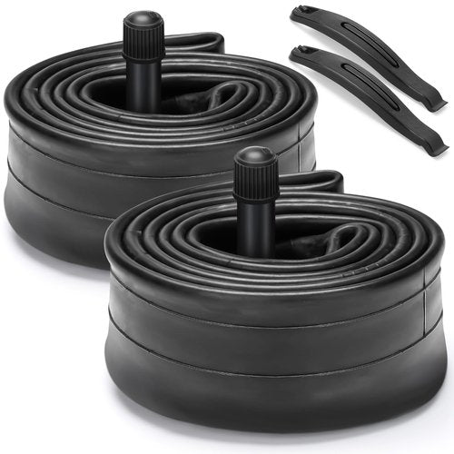Hapleby 2PCS Premium 16Inch Bike Tubes of Kids, Compatible for 16 Inch x 1.75/1.95/2.10/2.125 Bike Tire, Mountain Bike Inner Tube of Schrader Valve, Come with 2PCS Levers