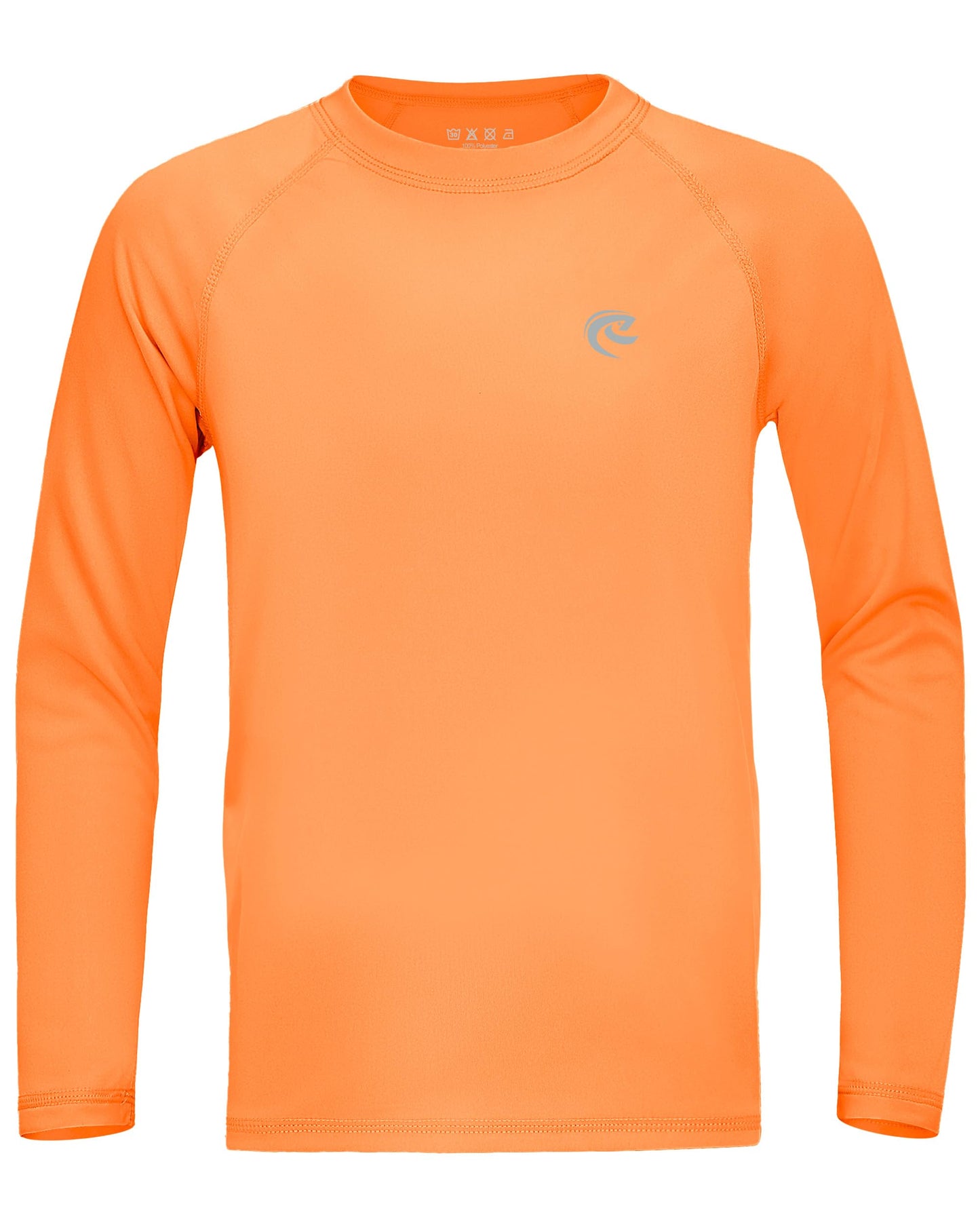 Boys UPF 50+ Swim Shirt Long Sleeve, 1 or 2 Pack UV Sun Protection Rash Guard, Youth Kids SPF Water Shirts for Beach Surf