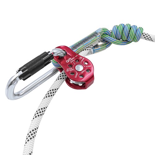 GM CLIMBING Fixed Micro Pulley 27kN CE UIAA Certified Slack Tender for Hitch Tending Pack of 2