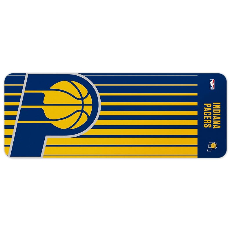 Indiana Pacers NBA Desk Mat 31.5 x 12in — Ultra-Soft Desk Pad with Non-Slip Backing