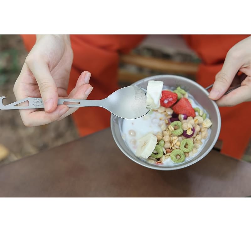 SANTTA Titanium 3-in-1 Spork – Spoon, Fork & Bottle Opener (Variation: 3-IN-1 SPORK)