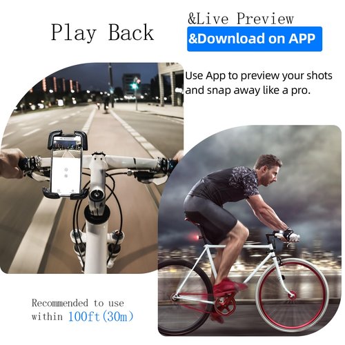 dahocamgo 4K Mini WiFi Action Camera Thumb POV Camera Portable Body Cam Wearable Sports Camera with Waterproof Case Camcorder Mount Anywhere for Cycling, Travel, Pet Walking(64GB, Black)