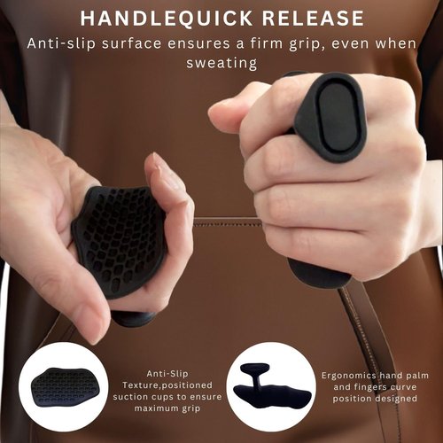 Datehole Silicone Weight Lifting Grips Pads – Palm Protector Gloves for Men & Women – Ergonomic Anti-Slip Thin Grip Pads for Deadlifts, Pull-Ups, Gym Training (Black)