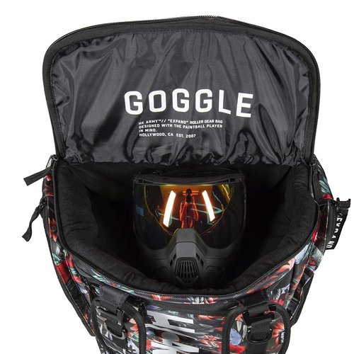 HK Army Expand 75L Paintball Roller Gearbag - Tropical Skull