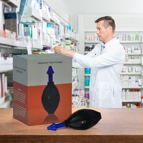 Ear Congestion Tinnitus Ear Ache Relief, Eustachian Tube Unclogger, Clogged Ear Relief, Inner Ear Pressure Balance