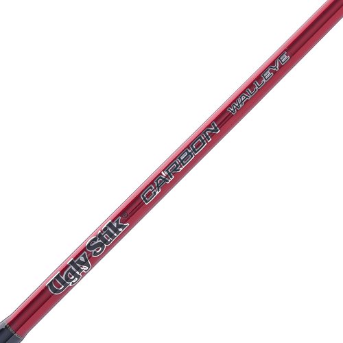 Ugly Stik 6'9" Carbon Walleye Spinning Rod and Reel Combo, 20 Size Reel, 1 Piece Fishing Rod, Medium Light Rod Power, 4 - 10 lb Line Rating, Lure Rating 1/8 - 5/8 oz