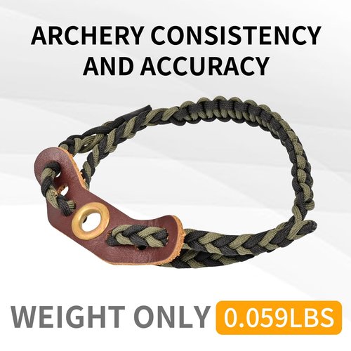 SPG Archery Bow Wrist Sling, Adjustable Strap Sling Comfortable Bow Wrist Strap Sling for Compound Bow Accessories