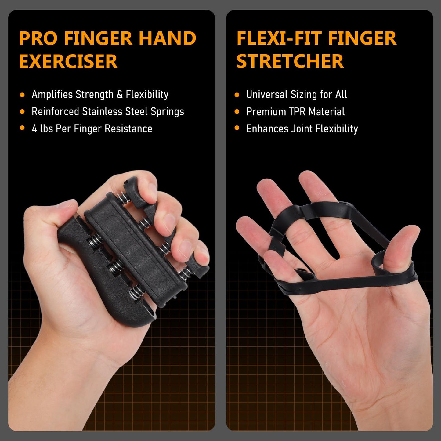 JKSHMYT Grip Strength Trainer Kits (5 Pack), Adjustable Resistance Forearm Strengthener, Hand Gripper Strengthener for Muscle Building