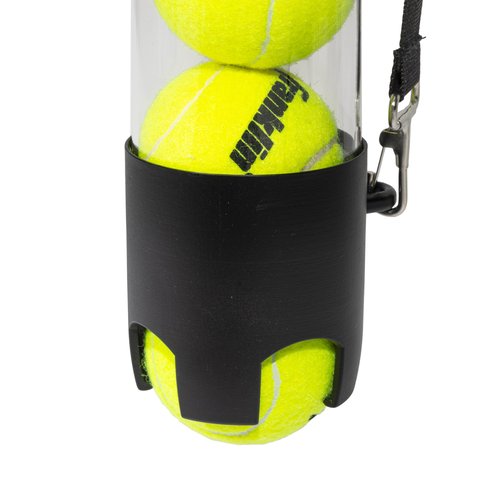 Franklin Sports Tennis + Padel Ball Hopper Tube - (15) Tennis Ball Picker Upper Tube - Hopper + Picker for Quick Pickup + Storage - Practice + Training Equipment - Balls Not Included