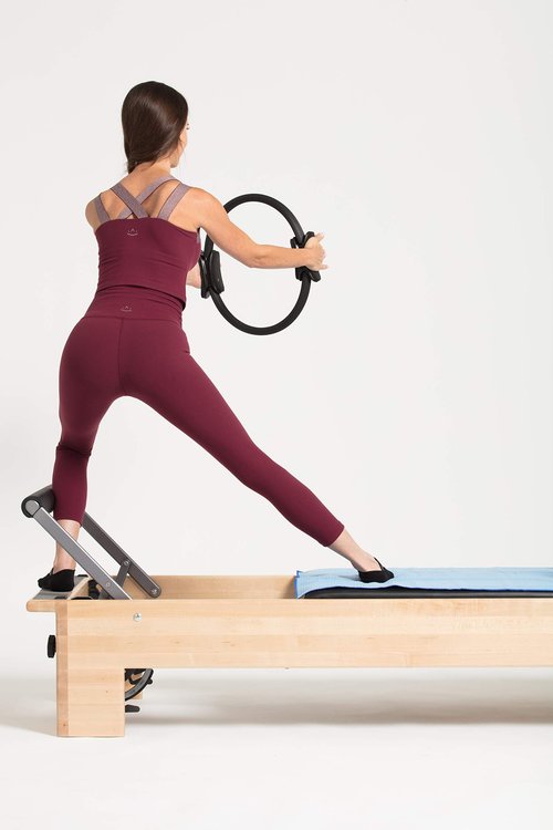 Salt & Honey Non-Slip Pilates Reformer Mat Towel (Blue)