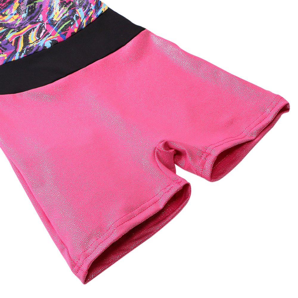 HOZIY Gymnastics Leotards for Girls 3t 4t Kids Child Bodysuits Unitards Sparkles Pink