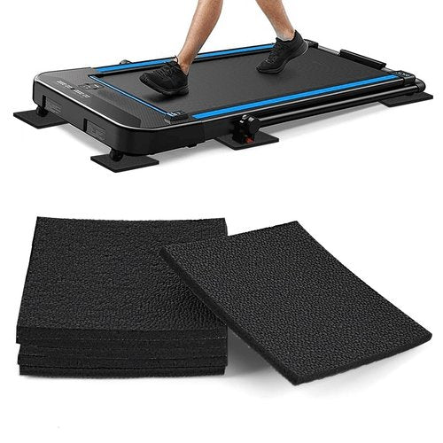 6 Pack readmill Mat, Exercise Equipment Mat for Floor Protection, High Density Anti Vibration pad for Treadmill, Walking, Exercise Bike, Washing Machine and Floor Protection