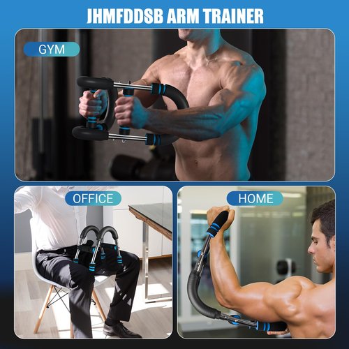 Twister Arm Trainer, 90-120 Lbs Adjustable Resistance Twister Arm Exerciser Chest Exerciser for Men, Portable Detachable Chest Workout Device Equipment for Chest Clip Muscle & Arm Strength