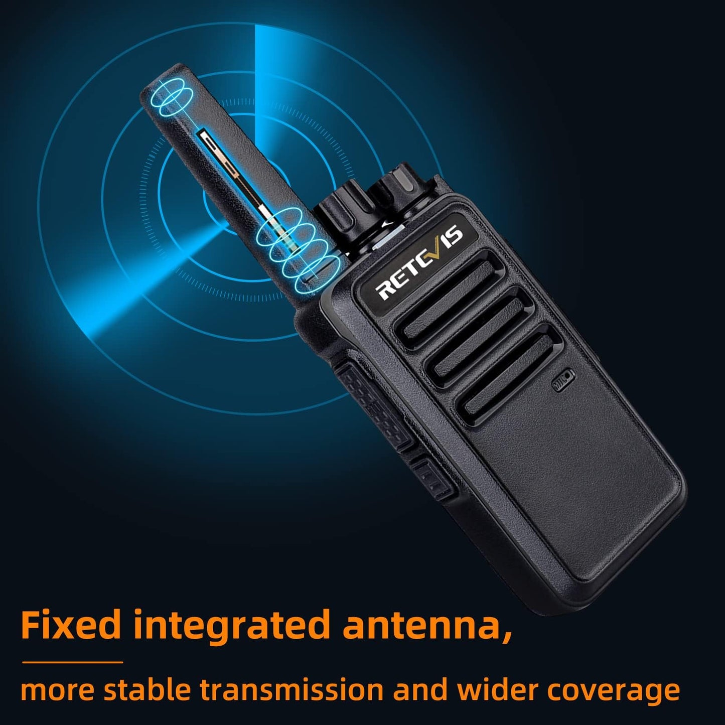 Retevis RT68 FRS Walkie Talkies for Adults Long Range (2 Pack)