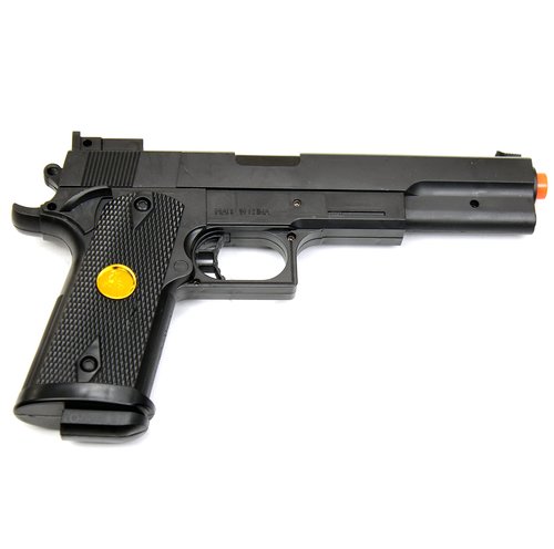 BBTac Airsoft Gun Package - Fast Response Team Collection of 4 Airsoft Guns - Full Auto AEG Electric Rifle, Shotgun, SMG and Pistol, 4000 BB Pellets, Great for Starter Pack Game Play