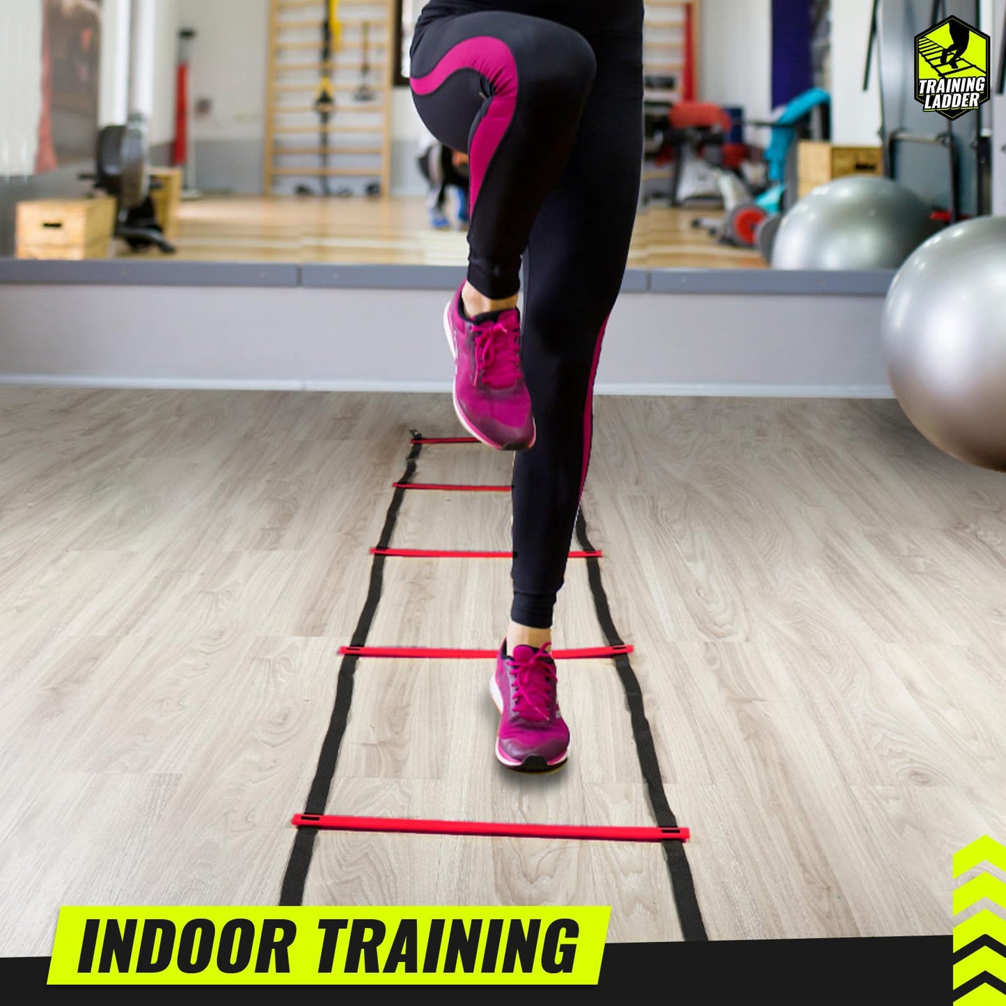 Teenitor Agility Ladder Speed Ladder Footwork Ladder Agility Training Ladder for Soccer, Football Fitness Feet Training Agility Training Equipment with Carrying Bag