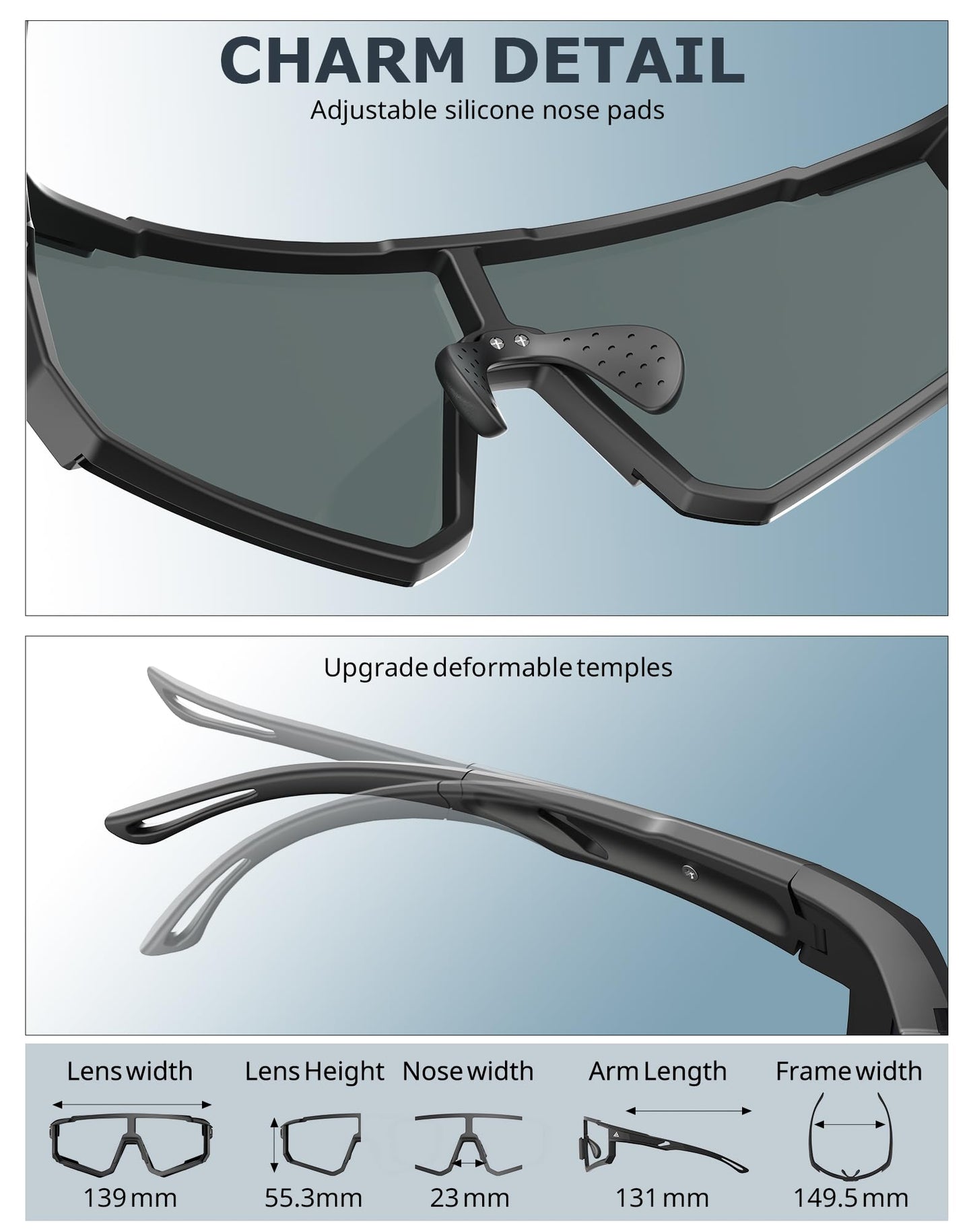 KALIYADI Polarized-Sunglasses-Men Sports Mens-Sunglasses Women: Sun Glasses with UV400 for Running Cycling Golf Fishing