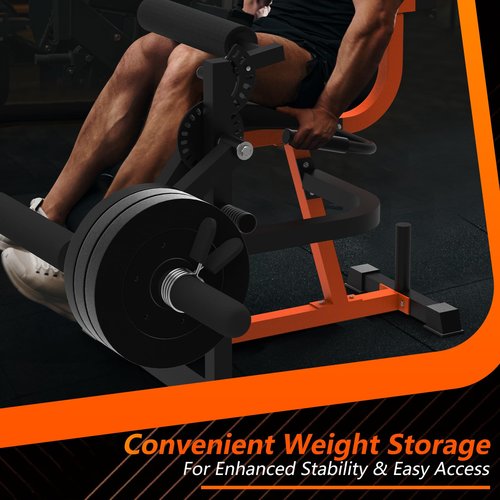 WIXONO Leg Extension and Curl Machine, Leg Stretcher 550LBS Lower Body Special Leg Machine, Adjustable Leg Exercise Bench with Heavy Duty Lower Body Equipment for Thigh Training & Home Gym (W2)