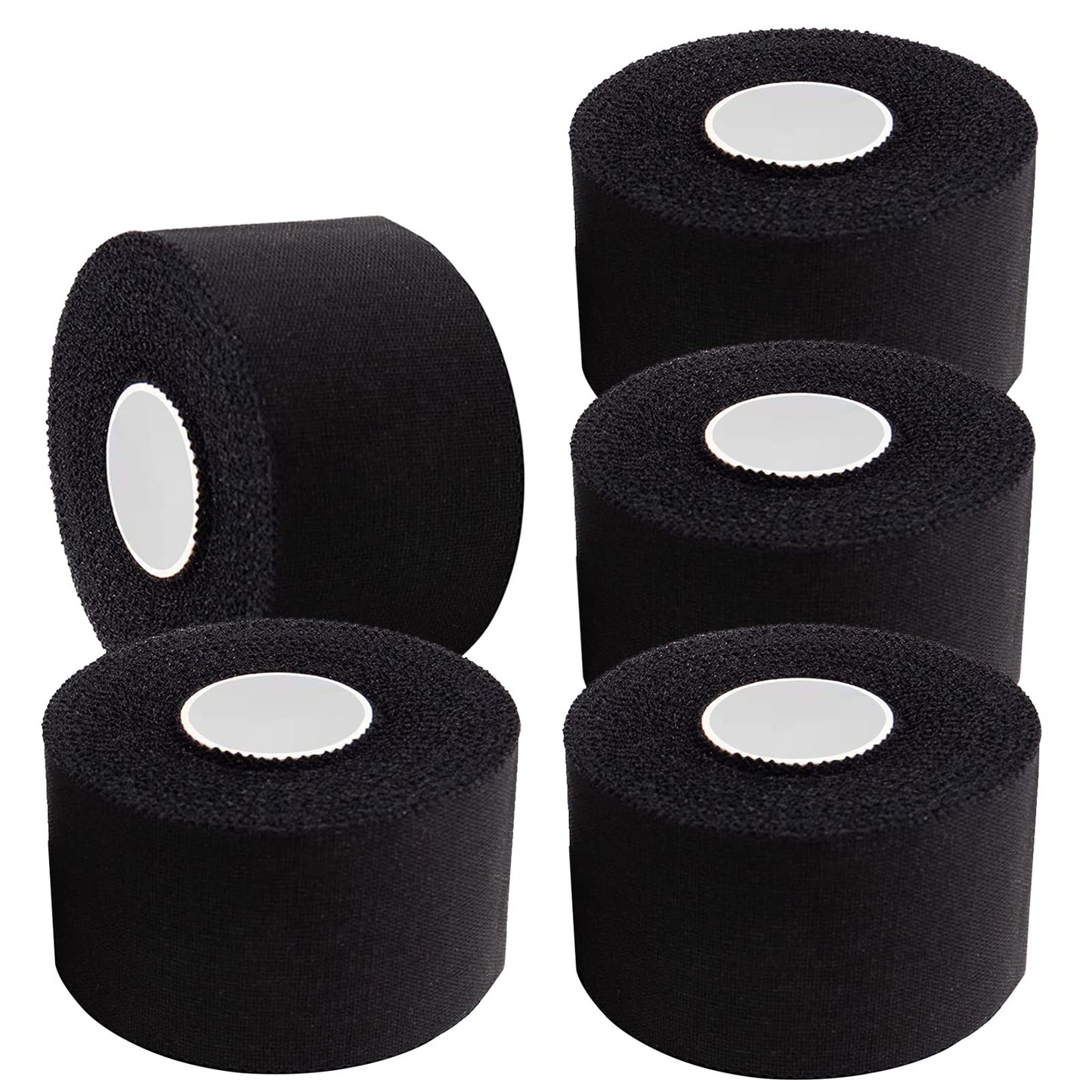 ADMITRY Athletic Tape,5 Pack Black Sports Tape