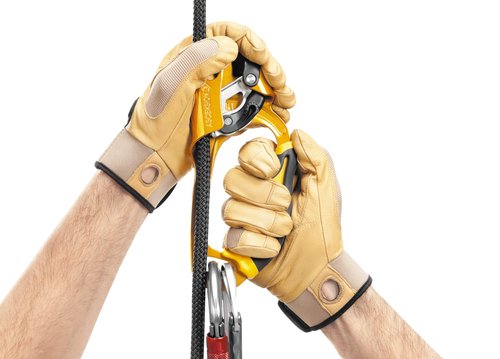 Petzl Ascension Ascender - Ergonomic Handled Rope Ascender for Climbing and Rigging - Right