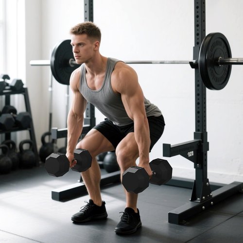 Rubber Coated Hex Dumbbell Weight Set, Multiple Sizes Exercise & Fitness Dumbbells,100LB Set,110LB Set,200LB,350LB,450LB,550LB, 35-50Lbs Pairs for Muscle Toning, Strength Building & Full Body Workout