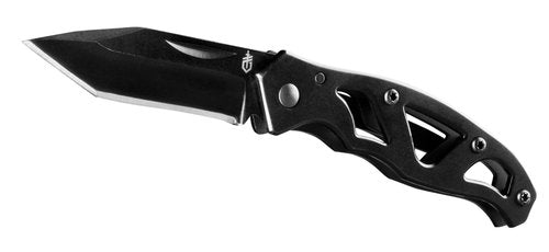 Gerber Gear Paraframe Mini Tanto Knife, Small Pocket Knife, EDC, Black