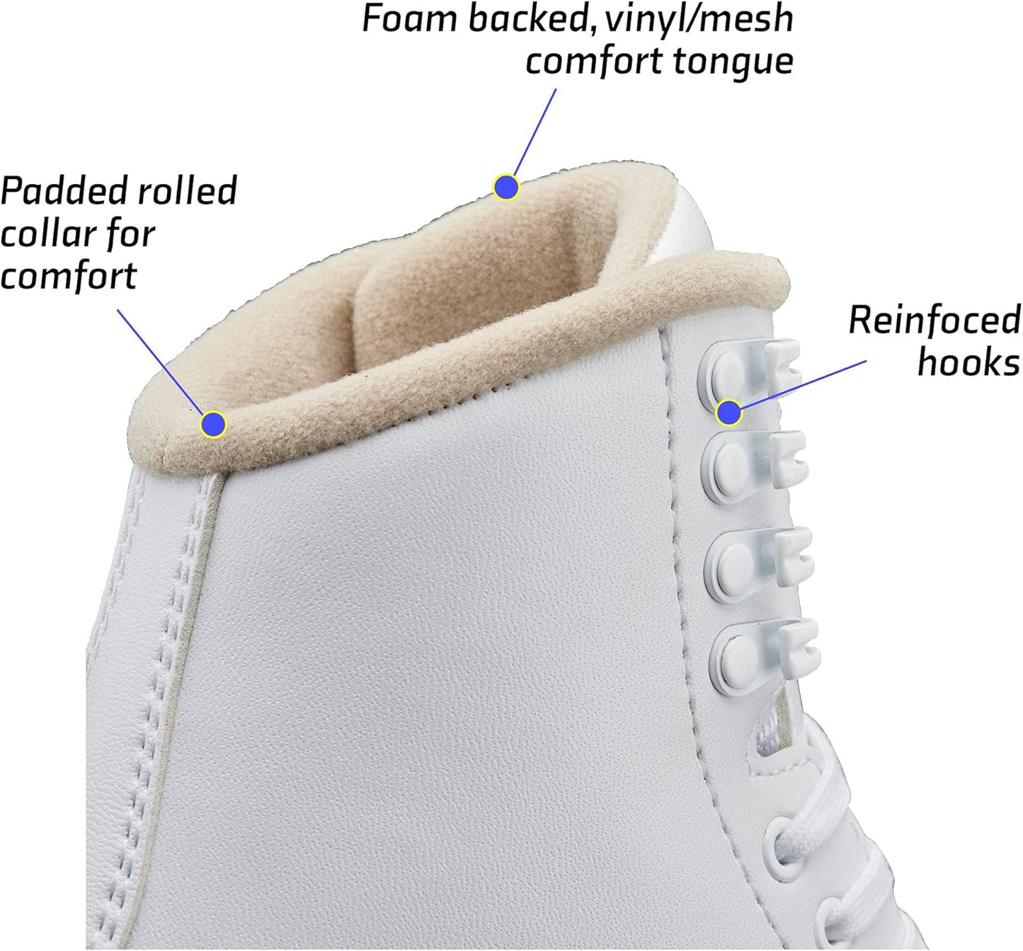 Jackson Ultima Excel Women's/Girls Figure Ice Skates, Medium Width
