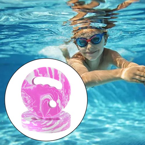Menolana Water Exercise Discs Pool Resistance, Swim Discs Lightweight Buoyancy EVA Foam Aerobic Equipment for Water Workout Beach Pool, Pink White