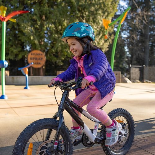 LAZER Nutz 2.0 KinetiCore Kids Bike Helmet, Lightweight Bicycling Helmet for Children, Youth Unisex Cycling Head Gear, Steel Blue, One Size