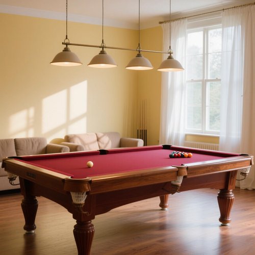 TOPZEA Billiard Cloth 8FT, Pre-Cut Pool Table Felt Replacement Kit with 6 Rail Cloth Strips for 8 Foot Tables, Billiards & Snooker Table Accessories, Indoor Sport Game, Red