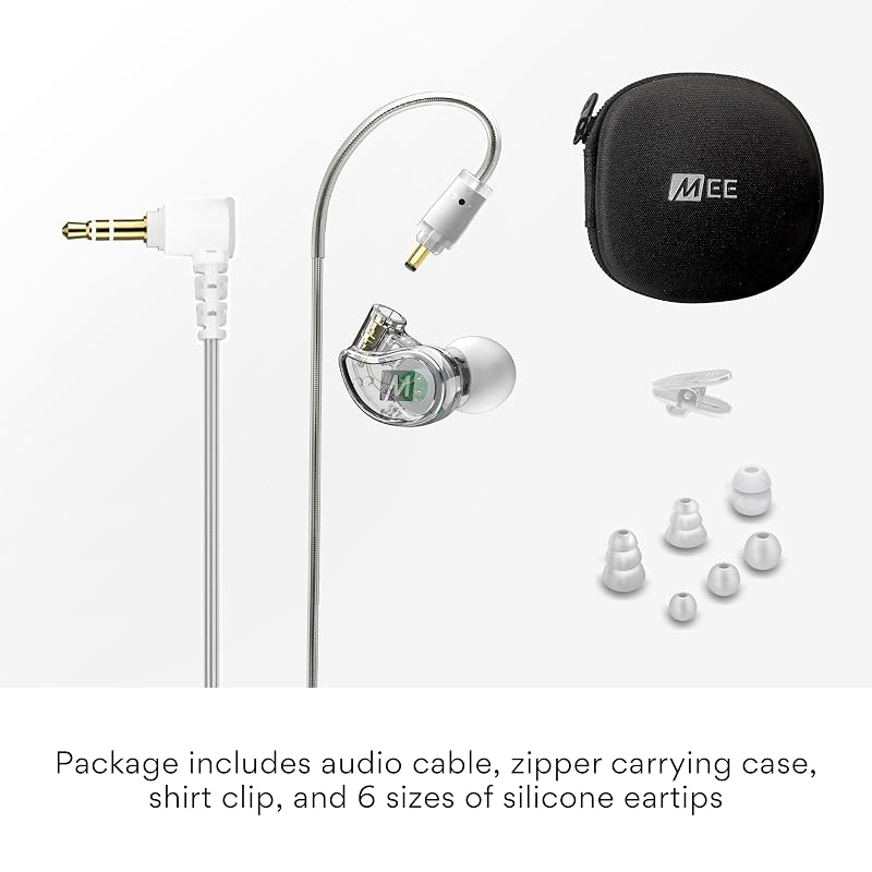 MEE Audio M6 Right Side Earbud with 15" Cable & 3.5 mm Plug (Variation: Right Ear)
