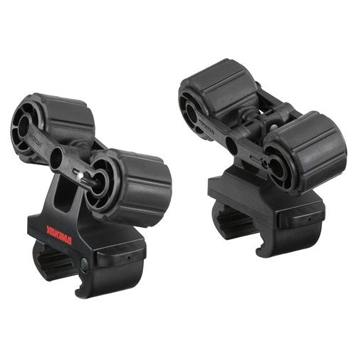 YAKIMA HandRoll Rooftop Mounted Kayak Rack for Vehicles with Heavy Duty Strap, Bow, and Stern Tie Down, Tool Free Installation, Set of 2 Kayak Rollers