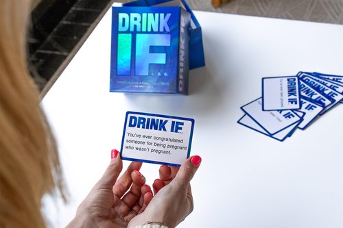 Drink IF... Hilarious Adult Drinking Game. Party Card Game for Friends & Family to get You Buzzed & Drunk - Perfect for Ice Breakers, College Students, Fun Parties & Board Games Night with Your Group