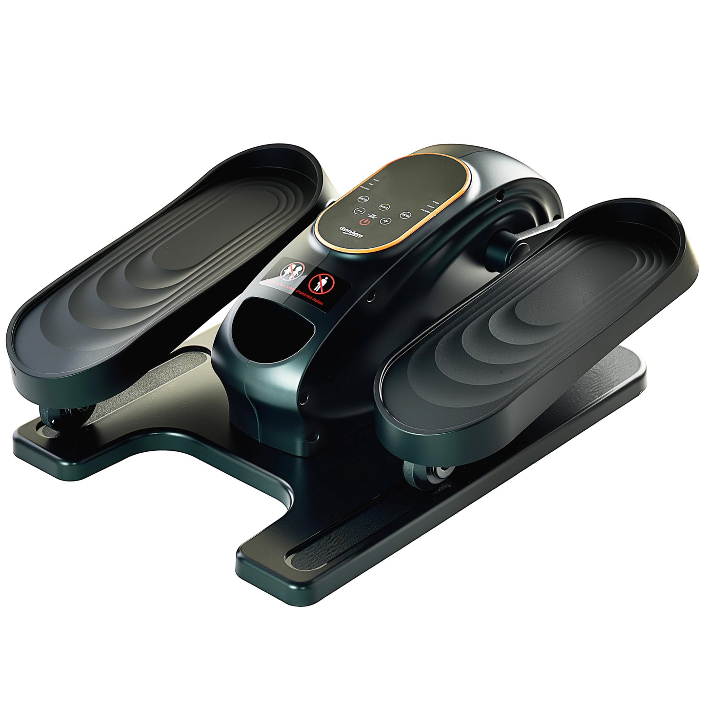 Under Desk Elliptical Exercise Machine, Electric Leg Exerciser with 12 Speeds, Forward & Reverse Modes,Quiet Compact Seated Pedal Stepper Machine with Remote Control for Seniors & Adults (Black)