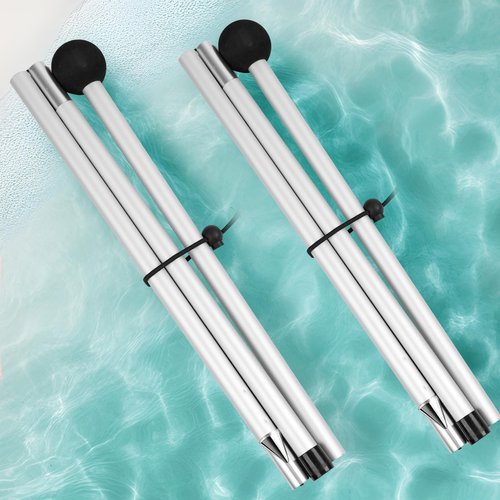 ZAIXIA 2 Packs Replacement Beach Tent Poles,Aluminum Canopy Foldable Poles