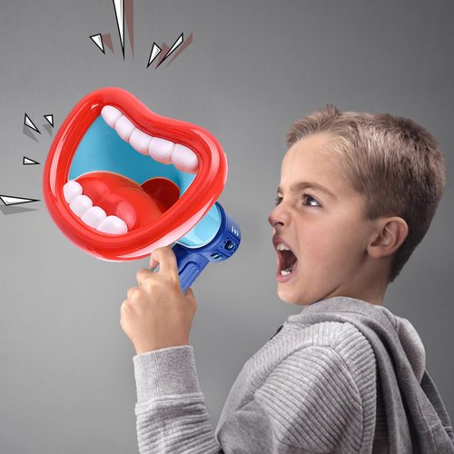 Kids Voice Changer Toy | Loud Mouth Voice Changer | Fun Voice-Modifying Sound Toy | Smallest Voice-Changing Mini Megaphone | Mini Portable Bullhorn Voice Recordr Toy, Voice Changing Amplifier For Boys