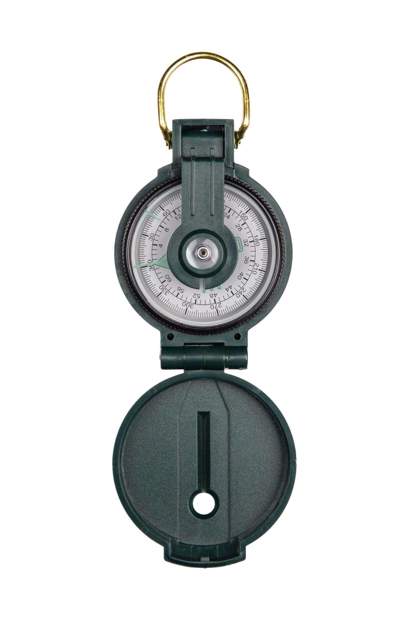 Coghlan's Lensatic Compass for Hiking, Camping, Survival, and Orienteering; Durable, Military-Style Navigation Tool with Sighting Lens and Waterproof Design for Precise Directional Accuracy